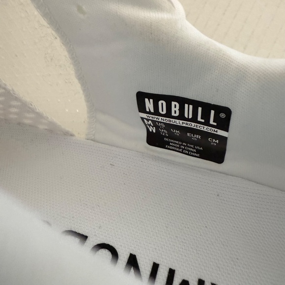 NOBULL Drive Ripstop Hybrid Workout Shoe White Men's Size 11 Women's 12.5 - Picture 4 of 15